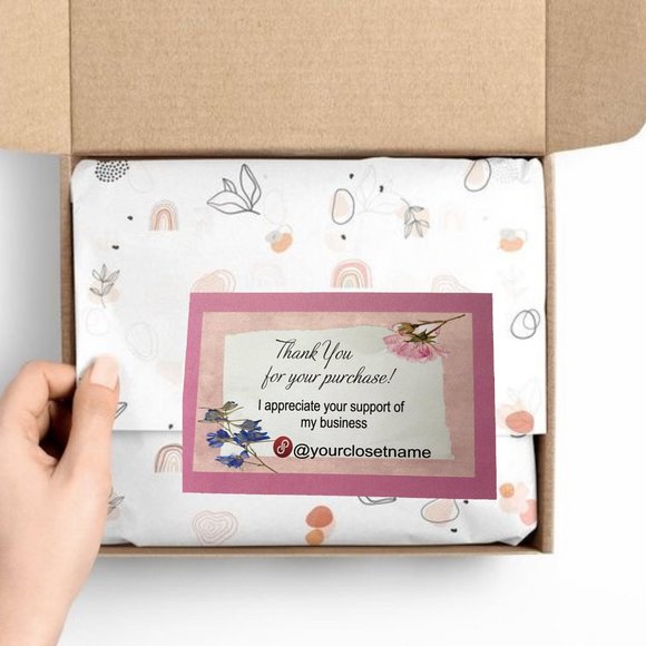 Thank You Cards, Floral Thank You Note - Picture 3 of 8